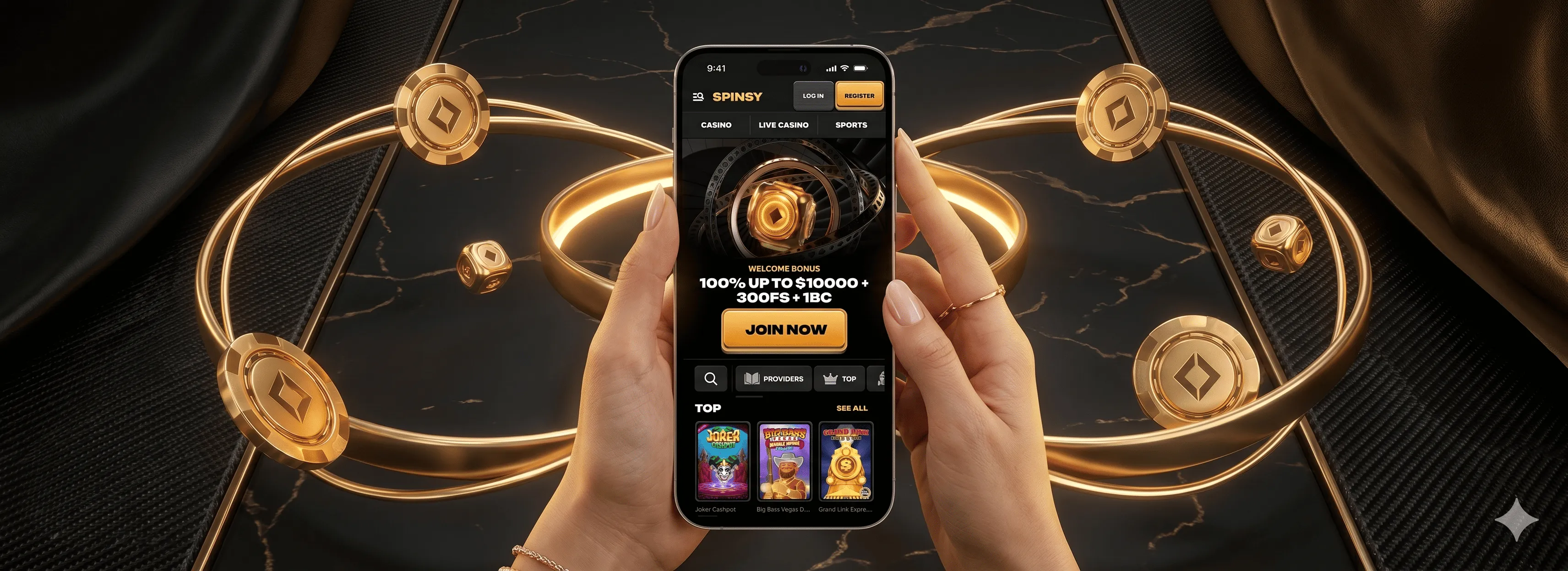 Spinsy casino app